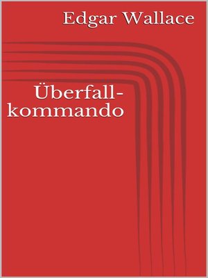 cover image of Überfallkommando